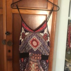 One piece spaghetti strap summer jumper